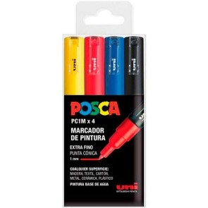 Set di Pennarelli POSCA PC-1M Multicolore