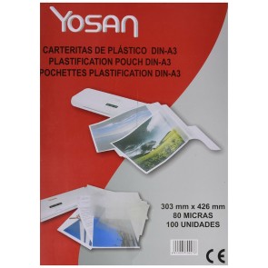 Pouches per plastificazione Yosan Trasparente A3 (100 Unità)