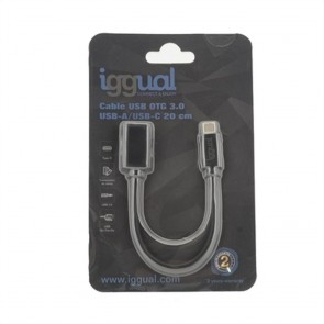 Cavo USB-C OTG 3.0 iggual 20 cm