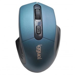 Mouse iggual ERGONOMIC-L 1600 dpi Azzurro