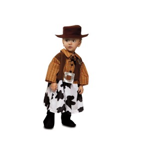 Costume per Neonati My Other Me 7-12 Mesi Cowboy Nero (3 Pezzi)