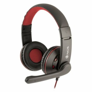 Auricolare con Microfono Gaming NGS NGS-HEADSET-0212 PC, PS4, XBOX, Smartphone Nero Rosso