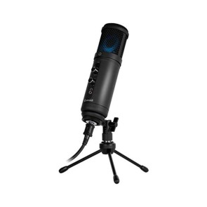 Microfono da Tavolo Newskill Kaliope LED Nero