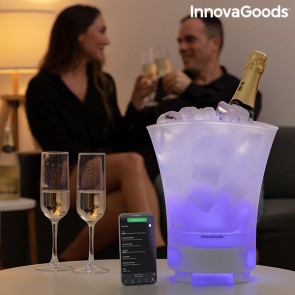 Portaghiaccio LED con Altoparlante Ricaricabile Sonice InnovaGoods