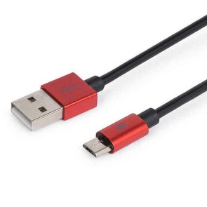 Cavo da USB a micro USB Maillon Technologique MTPMUR241 Nero Rosso 1 m (1 m)