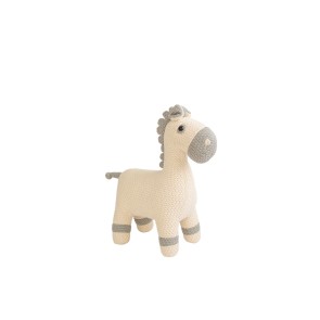 Peluche Crochetts AMIGURUMIS MINI Bianco Cavallo 38 x 42 x 18 cm