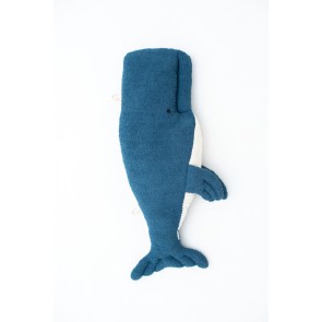 Peluche Crochetts OCÉANO Blu scuro Balena 28 x 75 x 12 cm