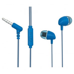 Auricolari con Microfono TM Electron Azzurro