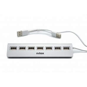 Hub USB Nilox   Argento