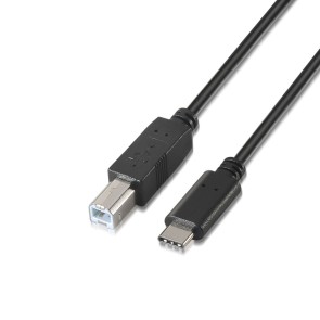 Cavo USB C con USB B Aisens A107-0054 2 m Nero