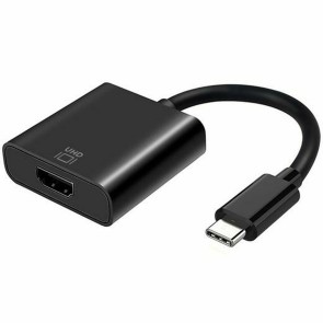 Cavo USB-C con HDMI Aisens Conversor USB-C a HDMI 4k@60Hz, USB-C/M-HDMI/H, Negro, 15cm 4K