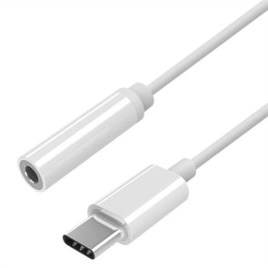 Adattatore USB C con Jack 3.5 mm Aisens A109-0384 Bianco 15 cm
