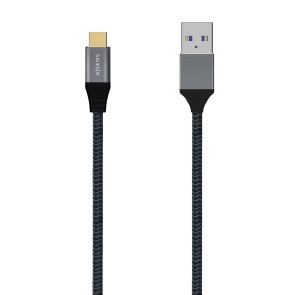 Cavo USB A con USB C Aisens A107-0630 50 cm Grigio