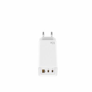 Caricabatterie da Parete LEOTEC 65W GaN 2 USB-C PD Bianco 65 W