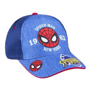 Cappellino per Bambini Spiderman Azzurro (53 cm)