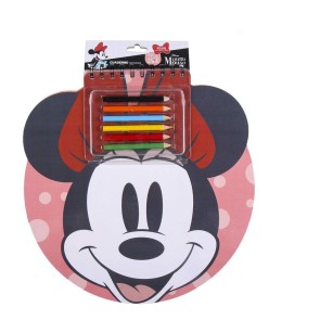 Set di Cancelleria Minnie Mouse Quaderno (30 x 30 x 1 cm)