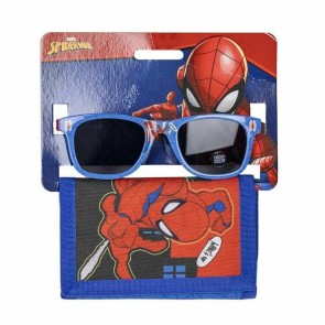 Set di occhiali da sole e portafoglio Spider-Man 2 Pezzi Azzurro
