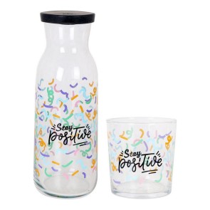 Set di Bicchieri LAV Positive Cristallo Bottiglia (7 pcs)