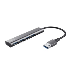Hub USB Trust 24947 Grigio Nero/Grigio (1 Unità)