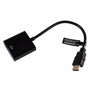 Adattatore HDMI con VGA GEMBIRD S0223205 1080 px 60 Hz Nero 15 cm