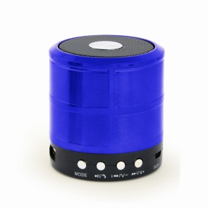 Altoparlante Bluetooth Portatile GEMBIRD SPK-BT-08-B Nero/Blu 3 W 4 W