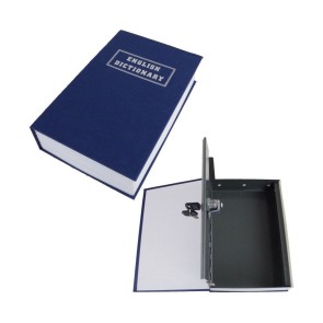 Cassetta di sicurezza a forma di Libro Bensontools 24 x 15,5 x 5,5 cm Nero Acciaio