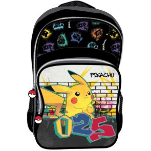 Zaino Scuola Pokémon Pikachu Multicolore