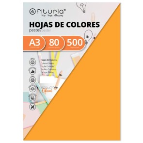 Carta per Stampare Fabrisa Arancio A3 500 Fogli