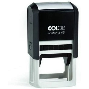 Sigillo Colop Printer Q 43 Nero 45 x 45 mm