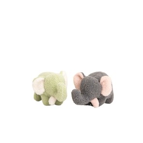 Peluche Crochetts Bebe Verde Elefante 27 x 13 x 11 cm 2 Pezzi