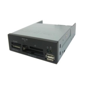 Lettore di Schede Interno CoolBox CRCOOCR4002L USB 2.0 Nero Grigio