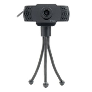 Webcam con Microfono W300 - Full HD, 30FPS, USB, treppiede