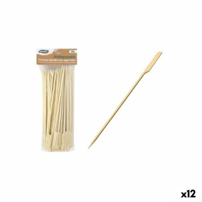 Set di Spiedini per Barbecue Algon Bambù 100 Pezzi 24 cm (12 Unità)
