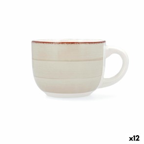 Tazza Quid Vita Morning Ceramica Beige 470 ml (12 Unità)