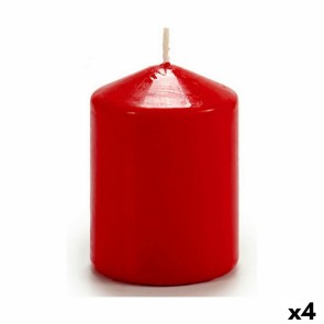 Candela Rosso Cera (7 x 10 x 7 cm) (4 Unità)