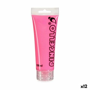 Vernice acrilica Neon Rosa 120 ml (12 Unità)