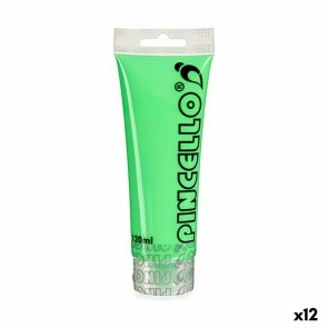 Vernice acrilica Neon Verde 120 ml (12 Unità)