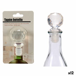Tappo ermetico per bottiglie Trasparente 3,5 x 14,5 x 8,5 cm Sfera (12 Unità)