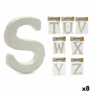 Lettere STUVWXYZ Bianco polistirene 2 x 23 x 17 cm (8 Unità)