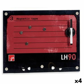 Lavagna Magnetica con Pennarello 40 x 30 cm (4 Unità)