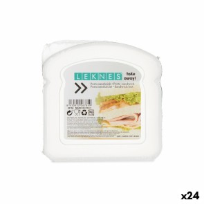 Contenitore per Sandwich Trasparente Plastica 12 x 4 x 12 cm (24 Unità)