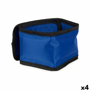 Collare per Cani Azzurro Nero PVC Gel 6,5 x 1 x 45 cm Refrigerante (4 Unità)
