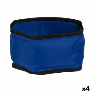 Collare per Cani Azzurro Nero PVC Gel 8 x 1 x 66 cm Refrigerante (4 Unità)