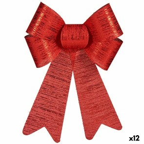 Fiocco Decorazione Natalizia Rosso PVC 16 x 24 x 4 cm (12 Unità)