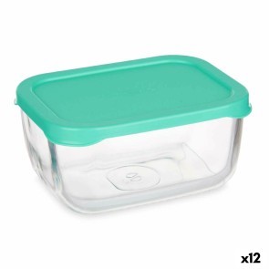 Porta pranzo SNOW BOX Verde Trasparente Vetro Polietilene 420 ml (12 Unità)