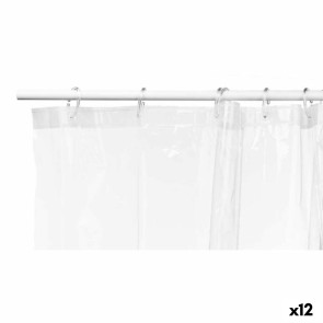 Tenda da Doccia Trasparente Polietilene EVA 180 x 180 cm (12 Unità)
