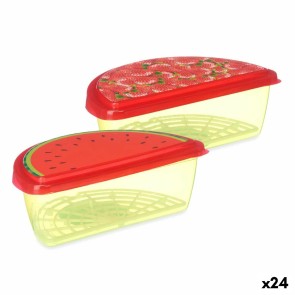 Porta pranzo Frutta Fragola Anguria Plastica 23 x 8 x 13 cm (24 Unità)