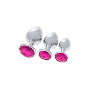 Plug Anale S Pleasures Rosa Argentato