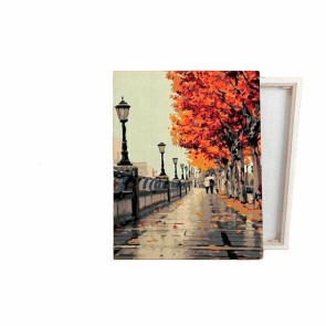 Set Pittura per Numeri Alex Bog Parisian Autumn 40 x 50 cm