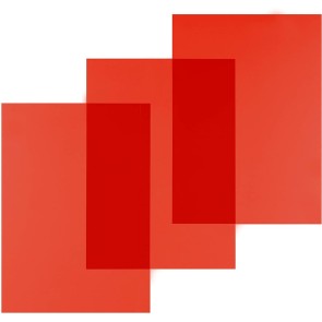 Copertine per rilegatura Displast Rosso A4 polipropilene (100 Unità)